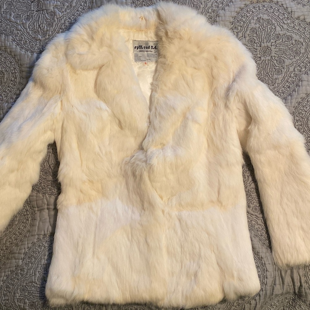Vintage Rabbit Fur Coat